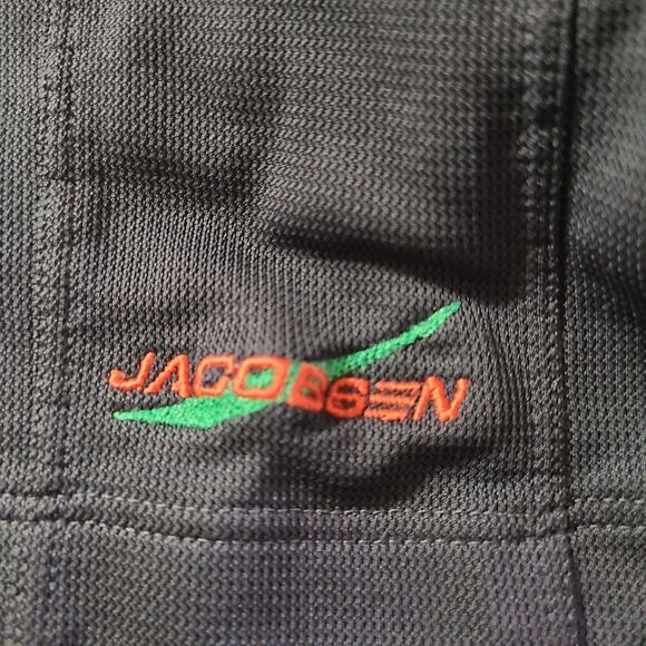 Nike Golf Dri Fit Polo Shirt Men's Size Large Gray With Company Logo SS - Picture 4 of 6